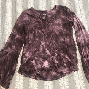 AE purple tye dye long sleeve